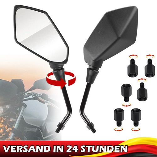 Paar satz motorrad - motorrad, spiegel